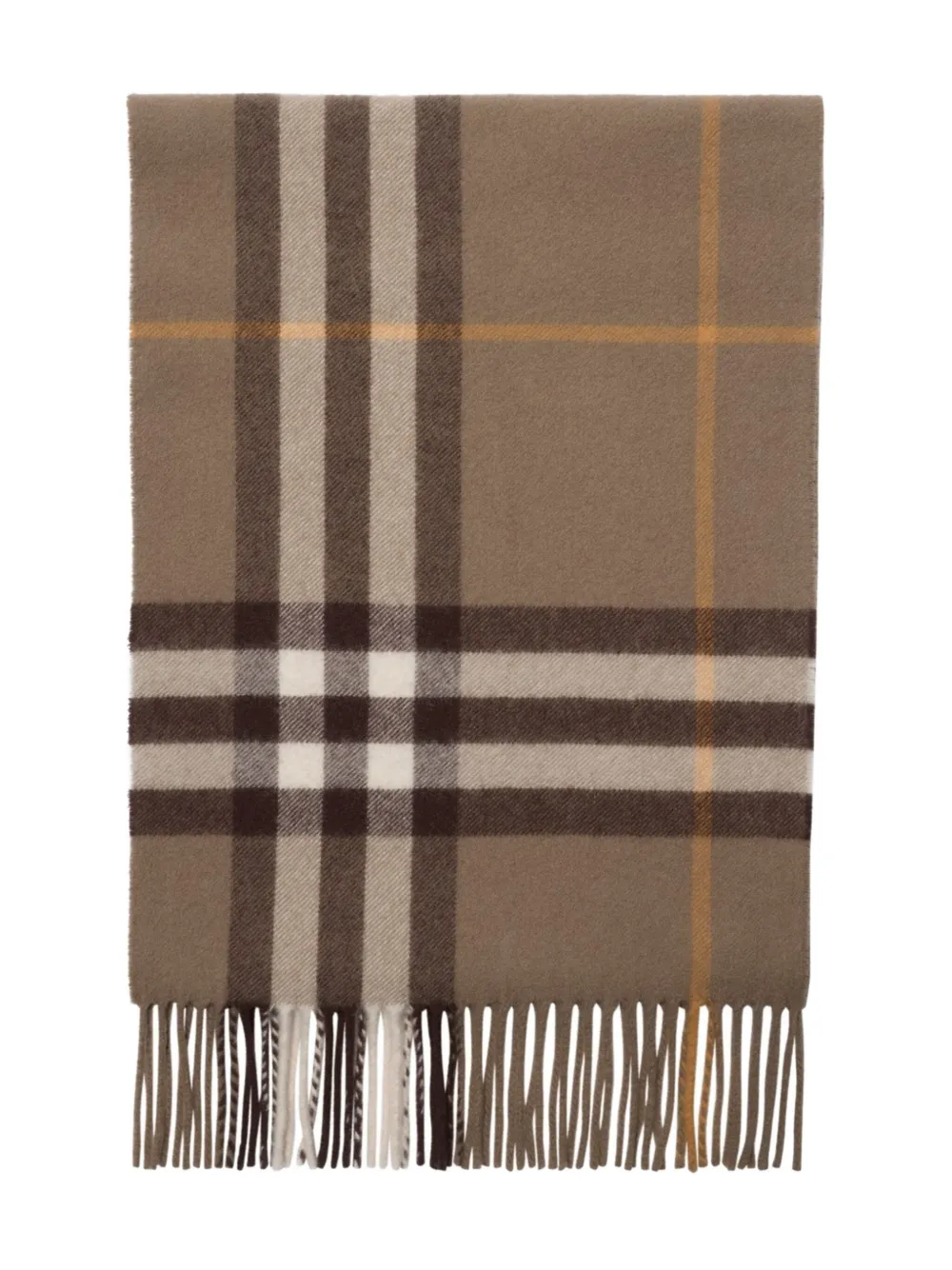 Burberry checked cashmere scarf | Men | Image 2