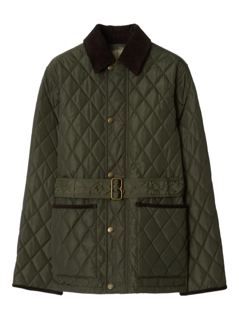 Burberry Gewatteerd jack Groen