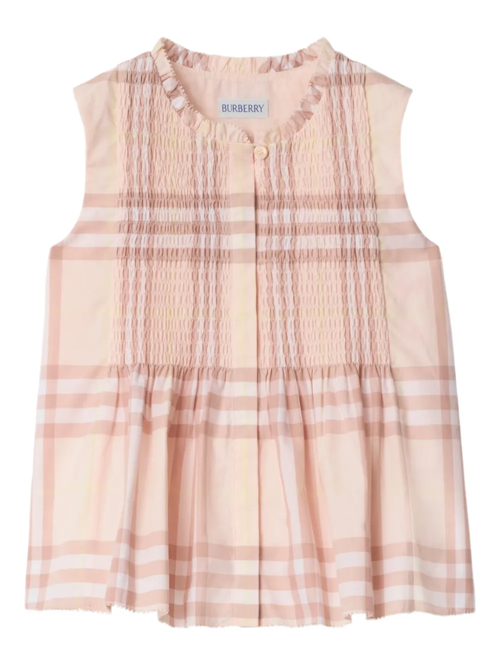 Burberry Kids' Checked Cotton Shirt