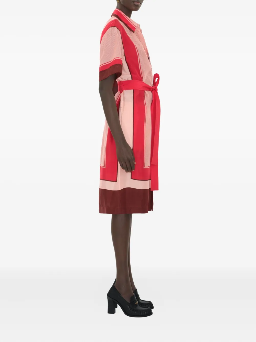 Burberry Zijden blousejurk Roze