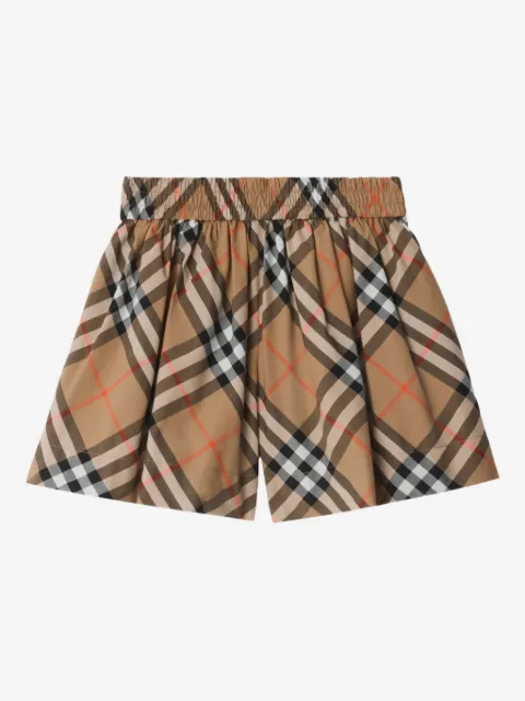 Burberry Kids shorts con motivo Vintage Check