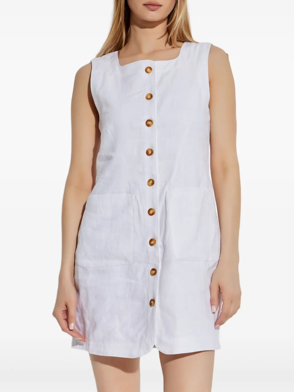 POSSE LINEN MINI DRESS 