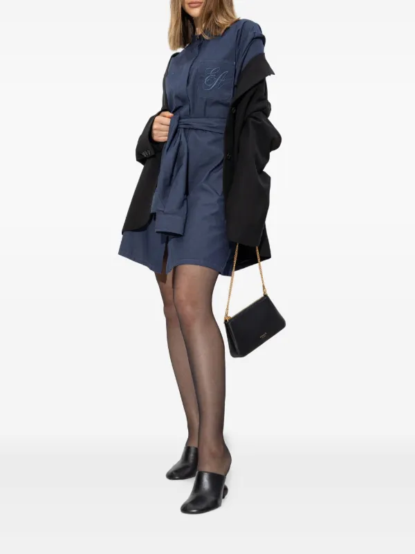 Emporio Armani シャツドレス | ブルー | FARFETCH JP