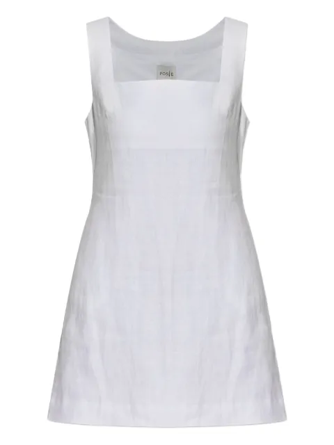 Posse vestido corto de lino