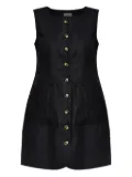 Posse linen mini dress - Black