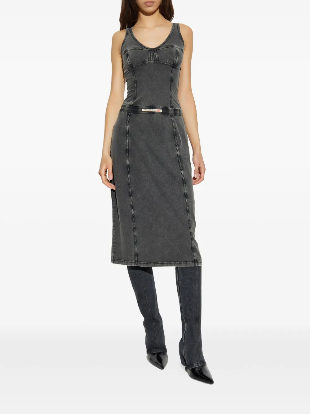 Diesel D-INNY jurk Zwart