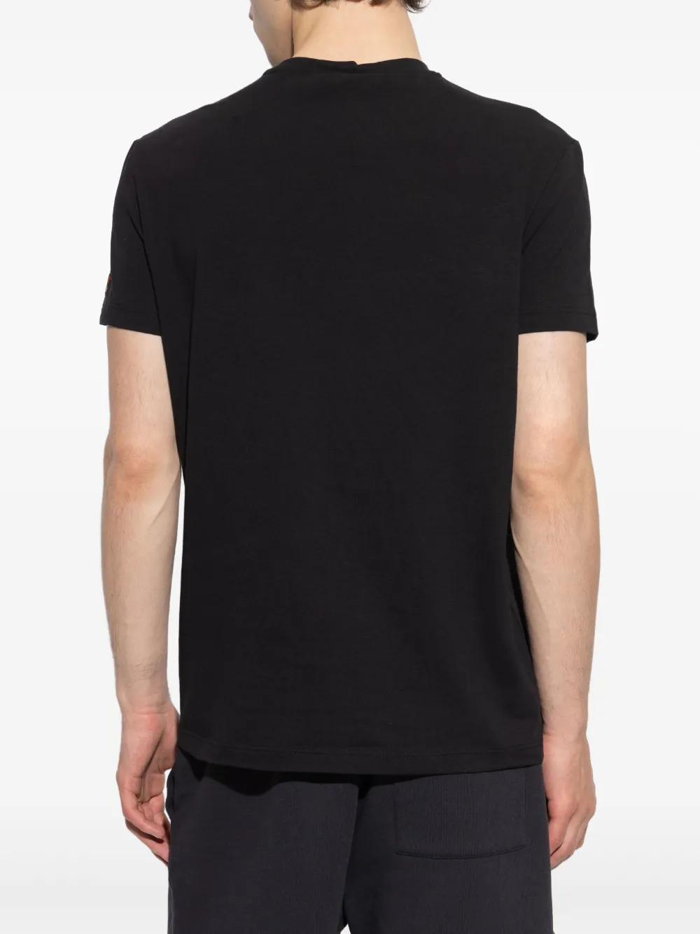 DSQUARED2 T-shirt met geborduurd logo Zwart