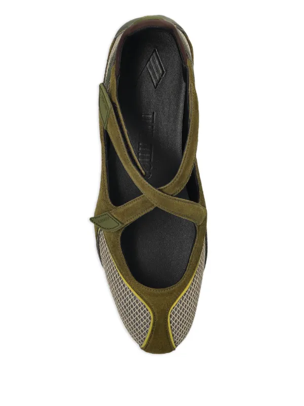 スニーカー The Attico Nomad Sneakers - Black/Silver Black nomad ballerina shoes The attico - women - THE ATTICO