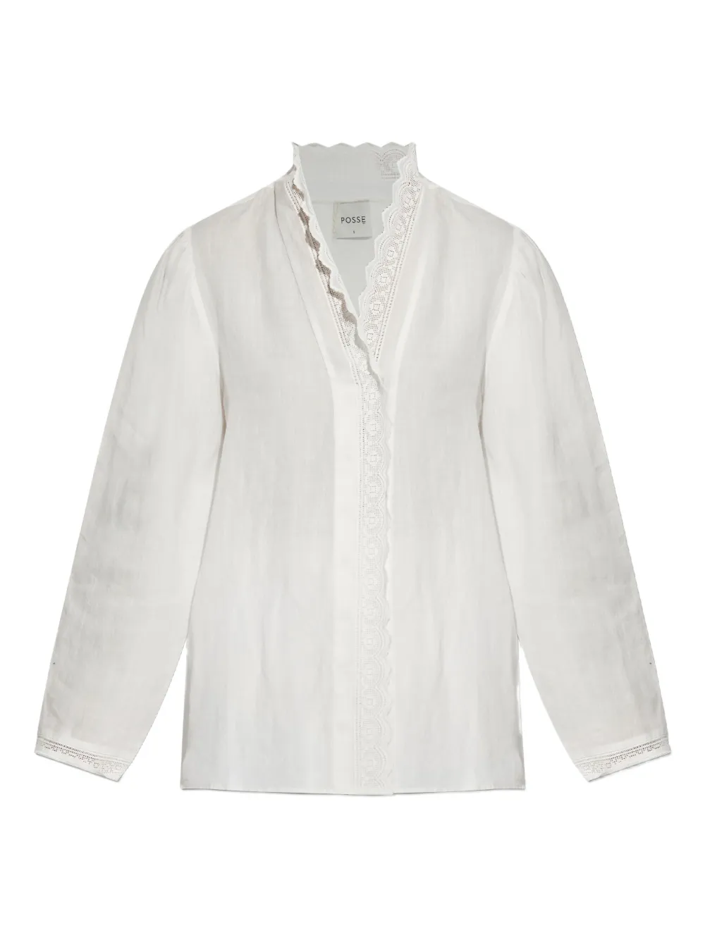 POSSE LACE-DETAILING SHIRT 