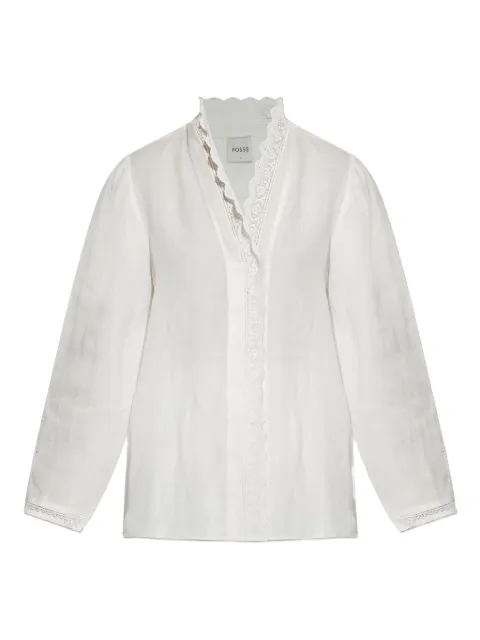 Posse lace-detailing shirt 