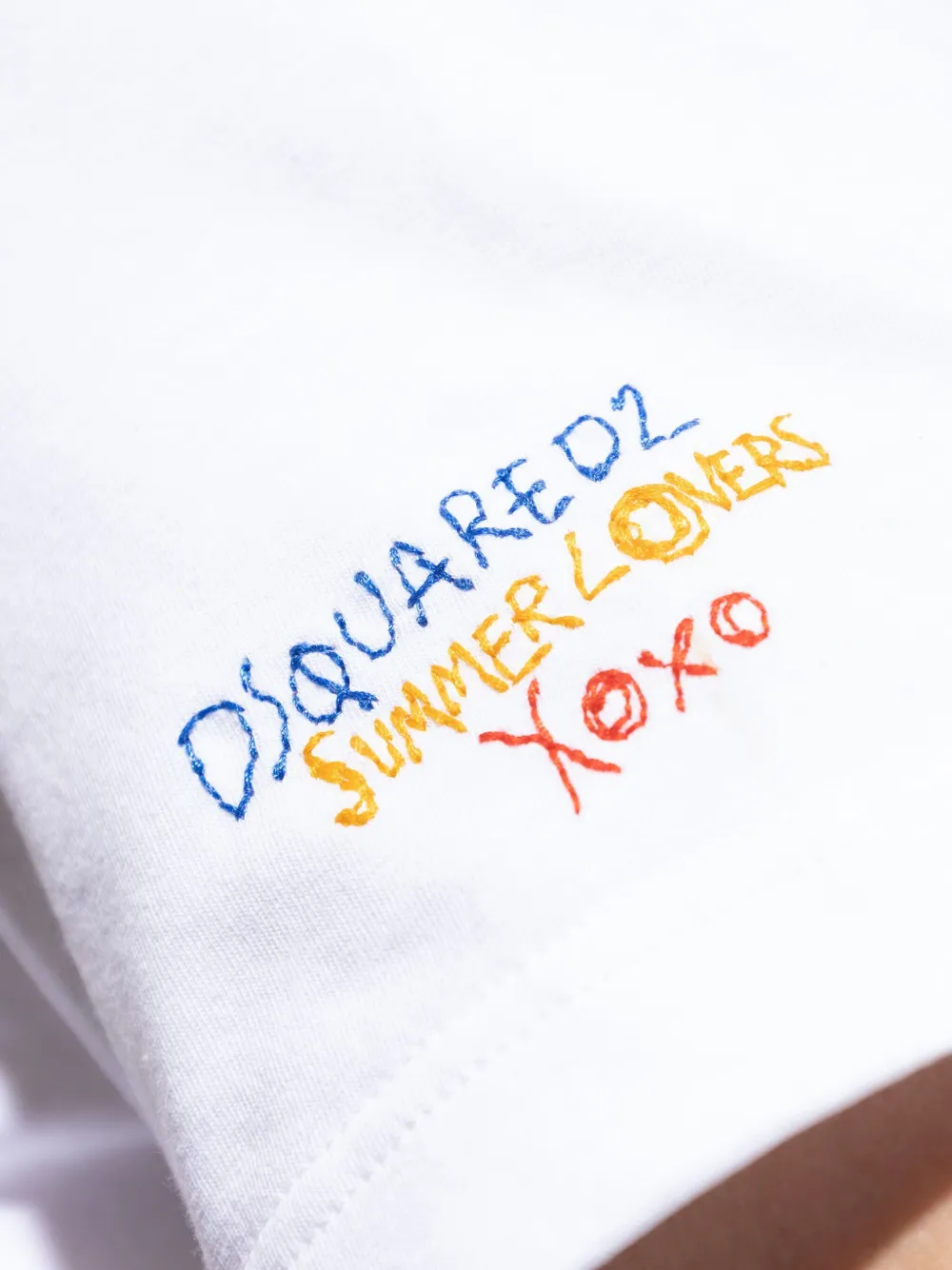 DSQUARED2 jersey T-shirt Wit