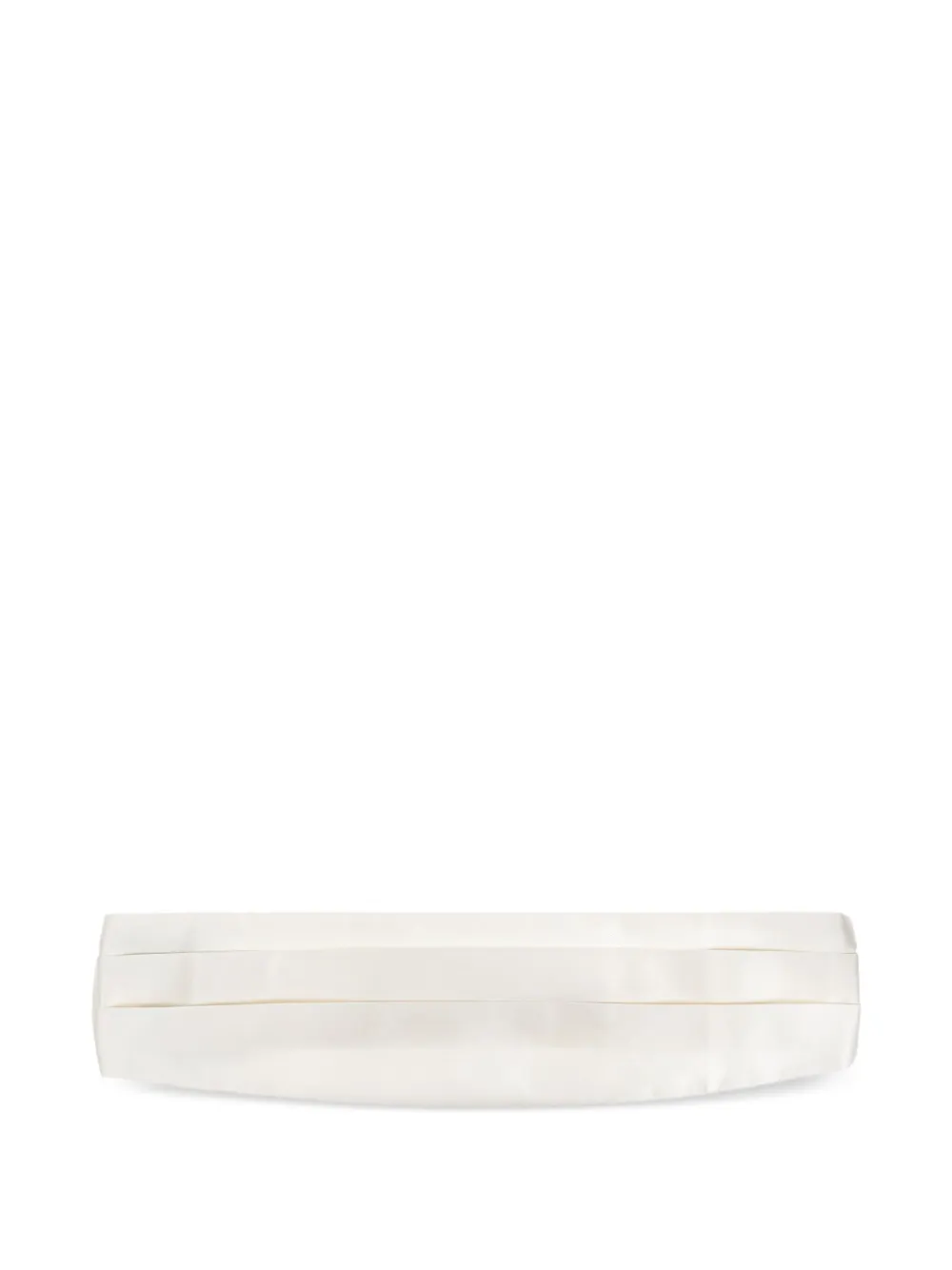 Giorgio Armani Geplooide cummerbund Wit