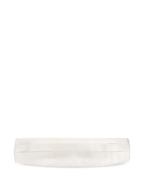Giorgio Armani fajín plisado con diseño satinado
