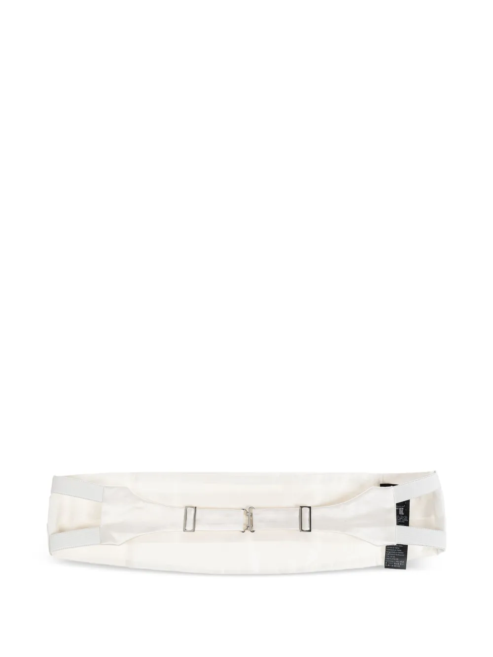 Giorgio Armani Geplooide cummerbund - Wit