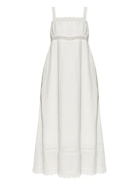 Posse lace-detailing midi dress