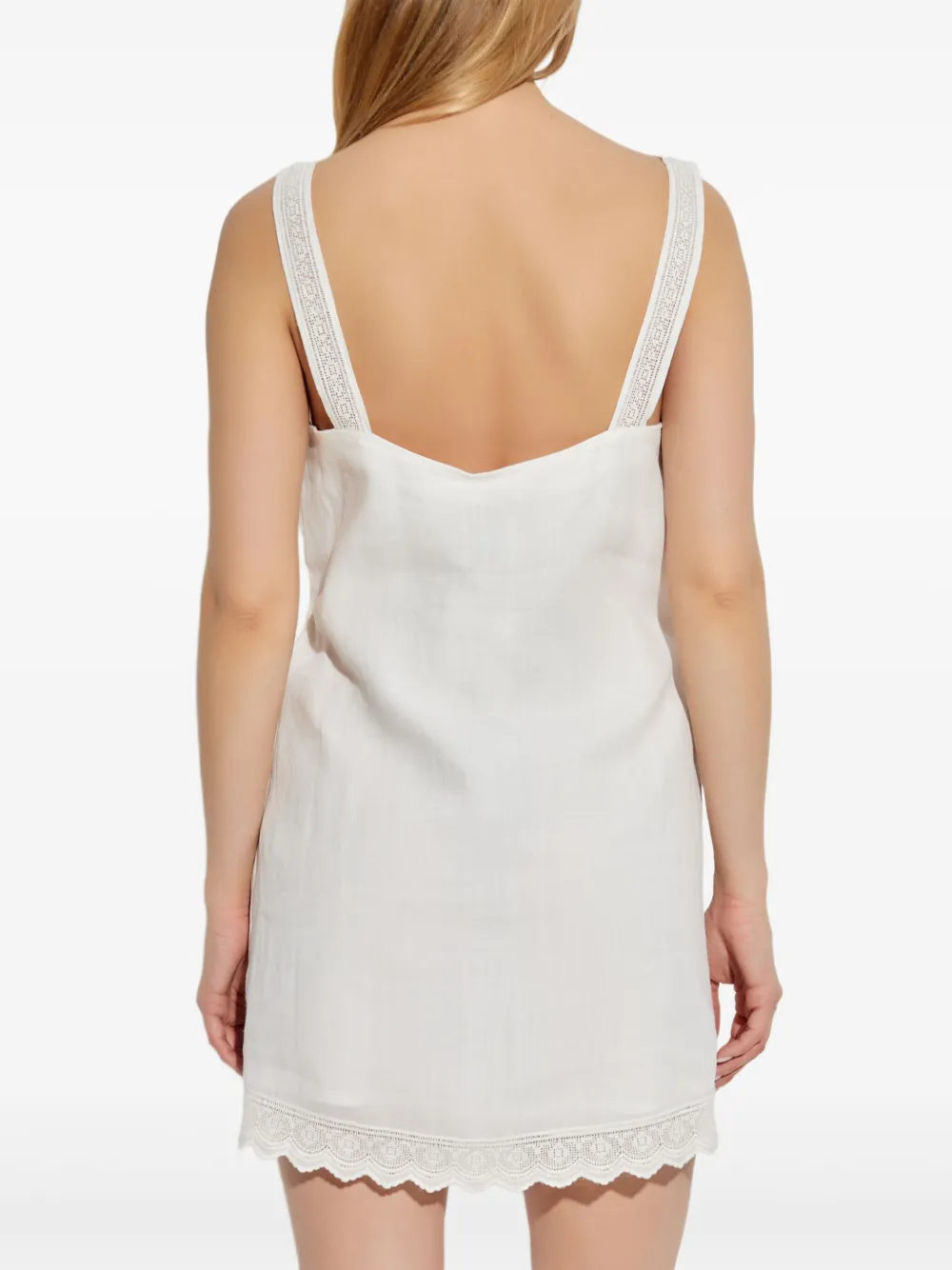 POSSE LACE-DETAILING MINI DRESS