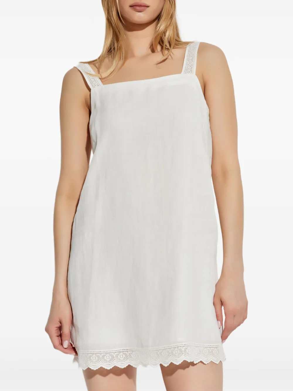 POSSE LACE-DETAILING MINI DRESS
