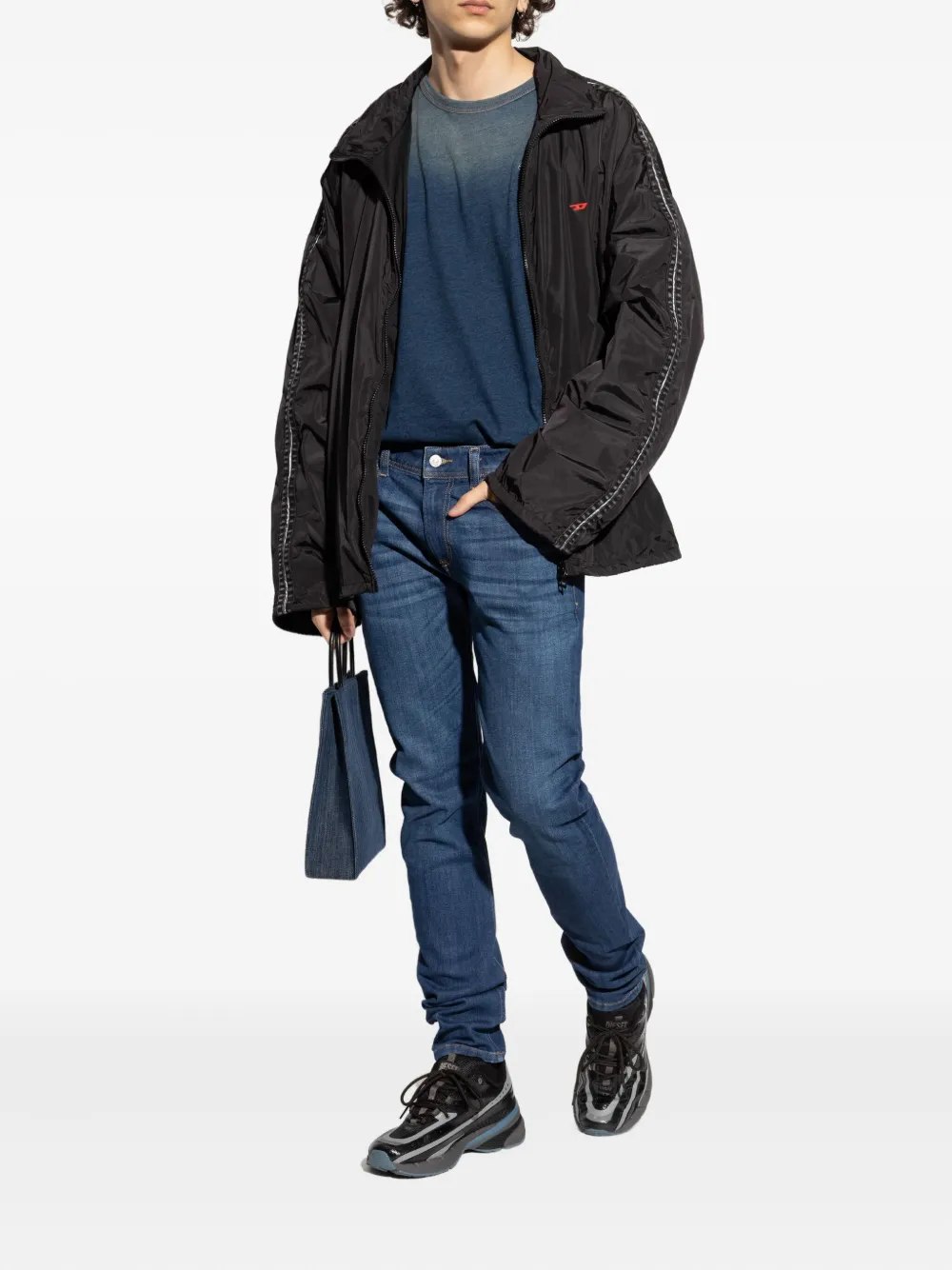Diesel 1979 Sleenker jeans Blauw