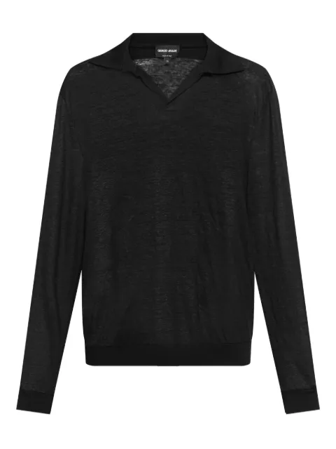 Giorgio Armani fine-knit T-shirt 