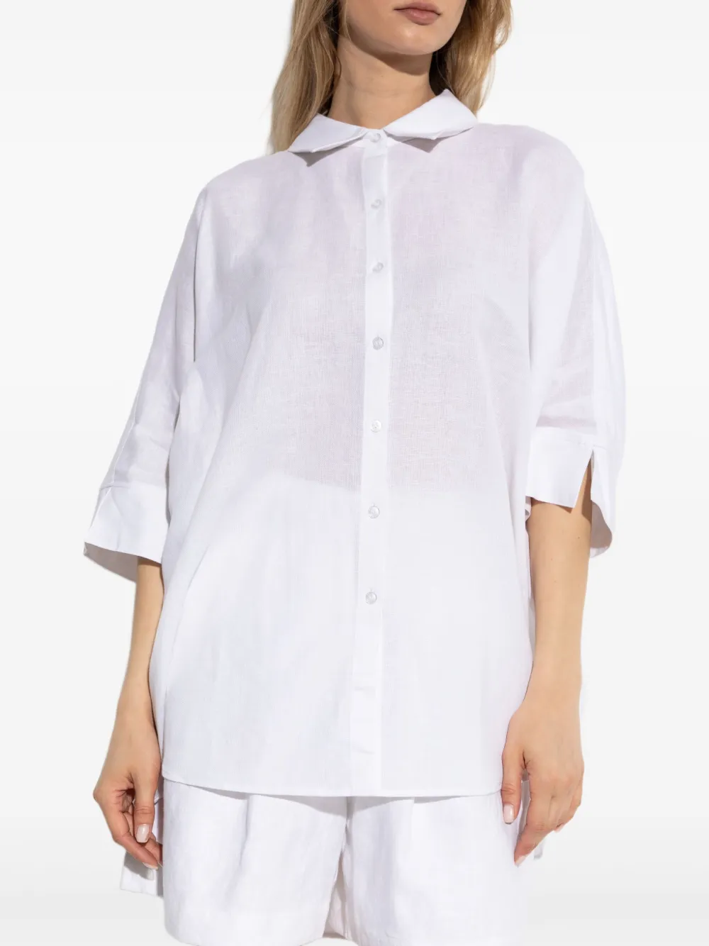 Posse Button-down blouse Wit