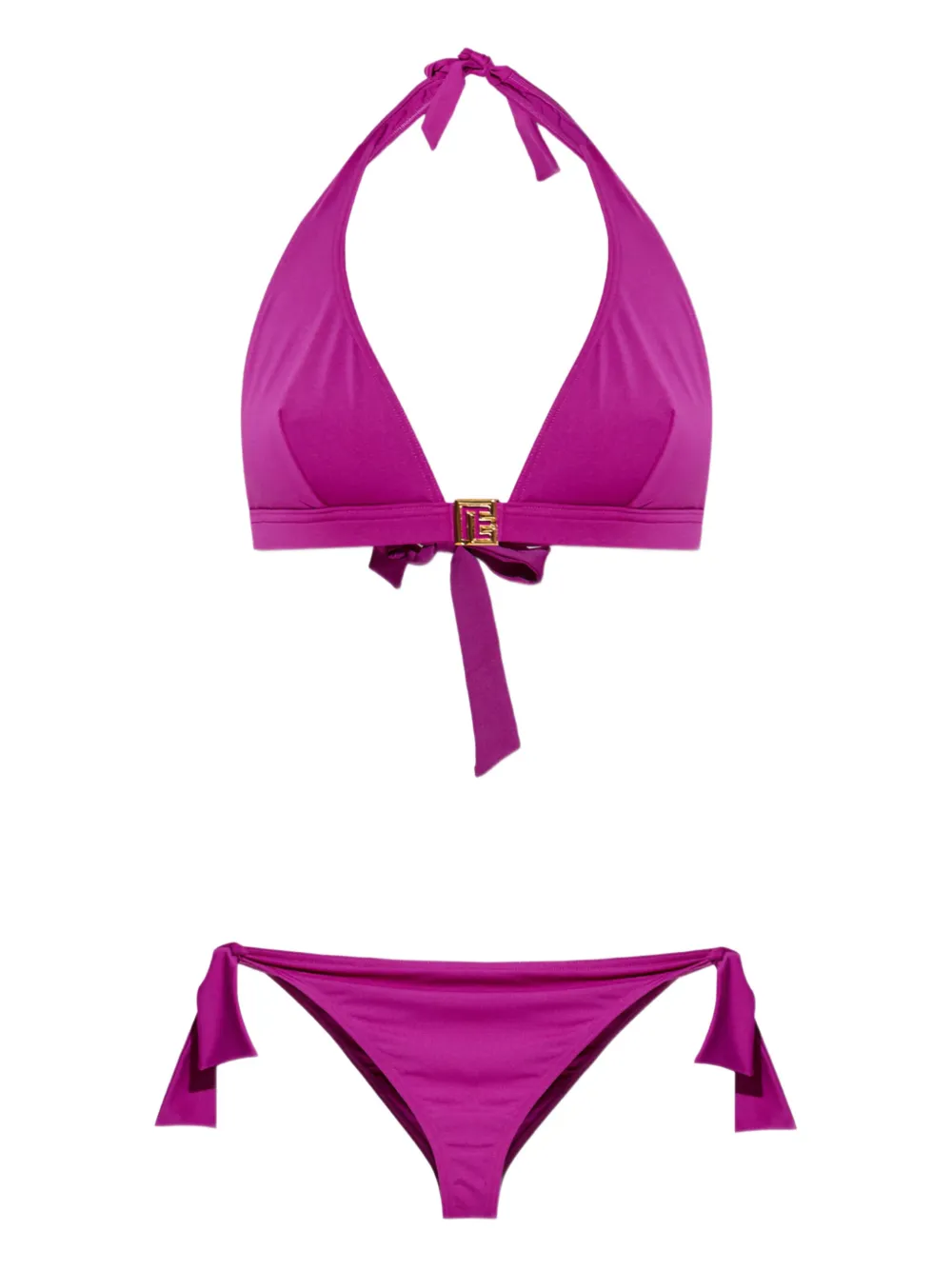 Balmain bikini con cuello halter | morado | Image 1