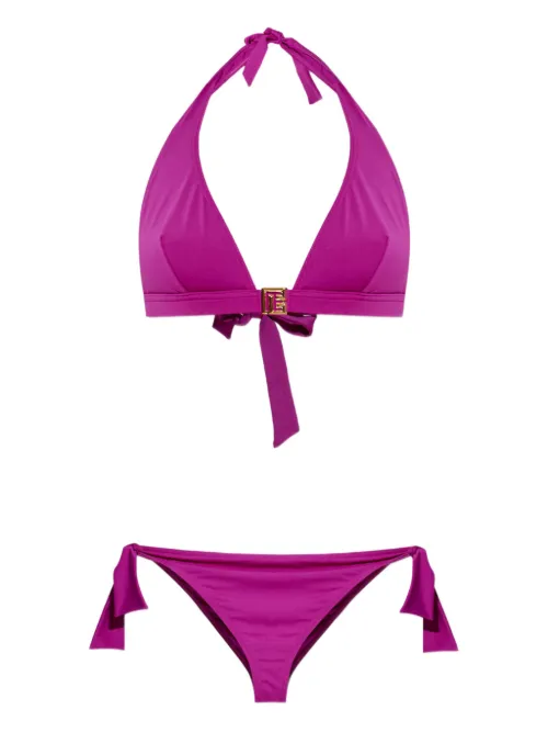 Balmain bikini à dos-nu - Violet - Balmain - Modalova