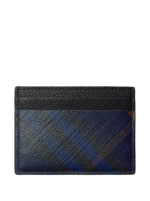 Burberry checked card holder