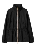 Burberry logo-patch jacket - Black