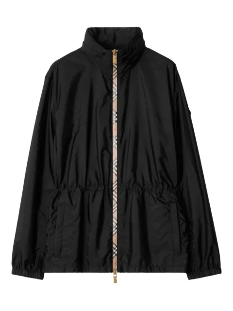 Burberry logo-patch jacket