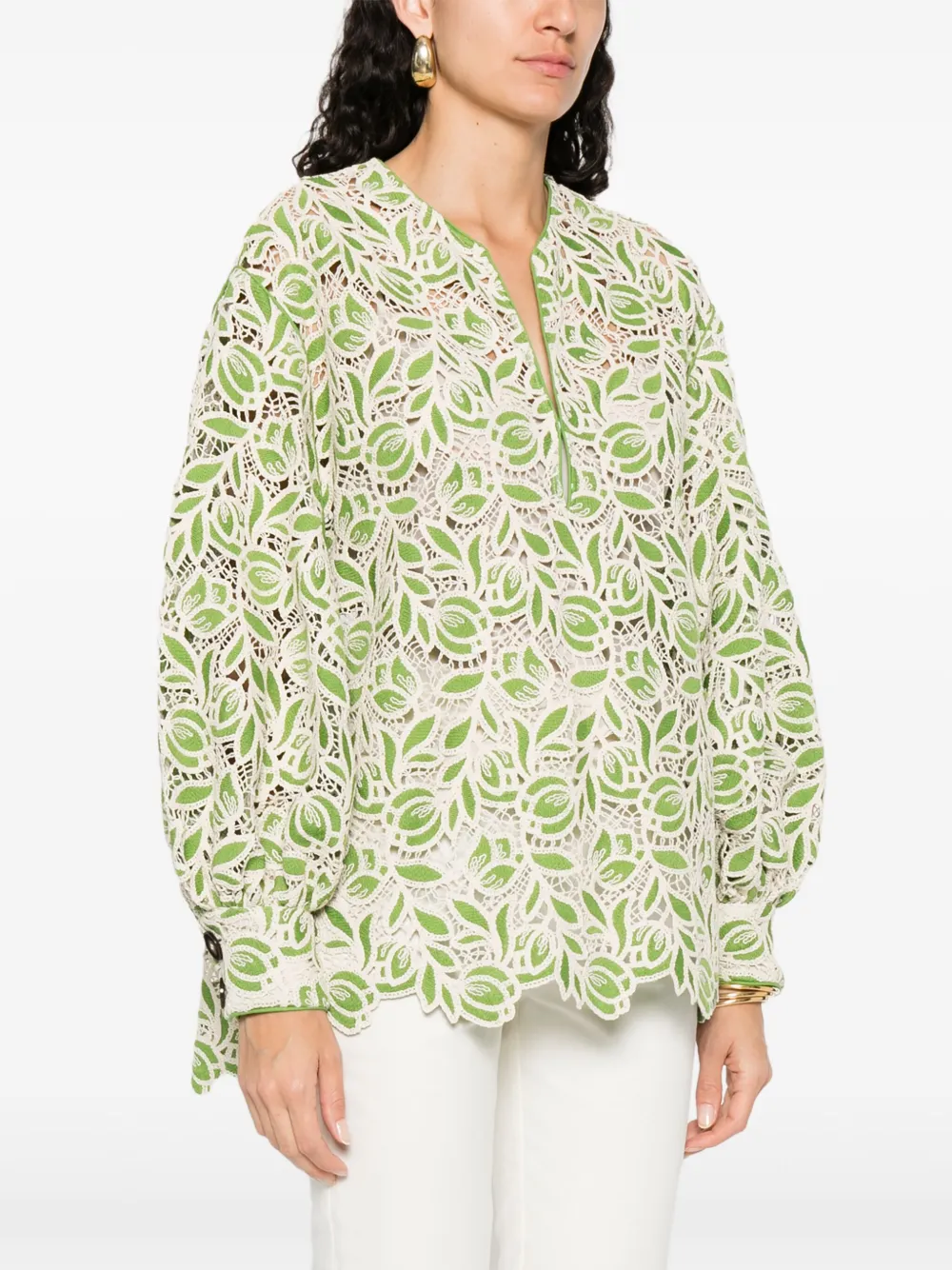 Luisa Spagnoli Crochet Blouse
