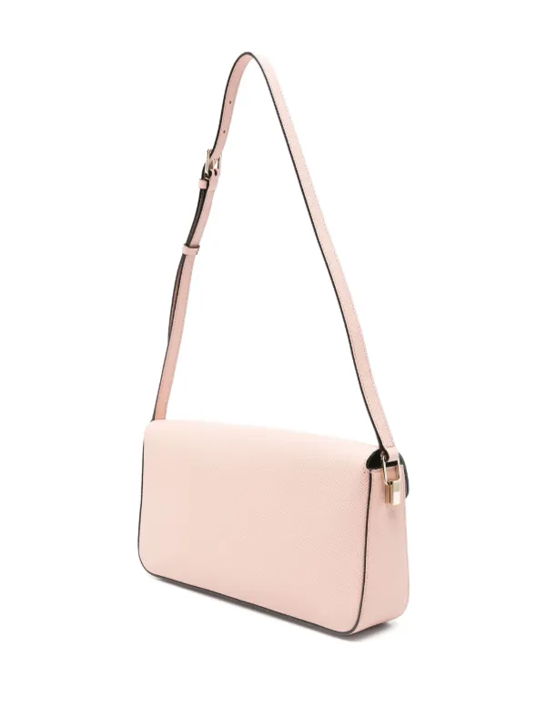 【VALEXTRA】Iside Shoulder Bag - Light Pink Women's Pink Luxury Leather shoulder bag | Valextra Iside