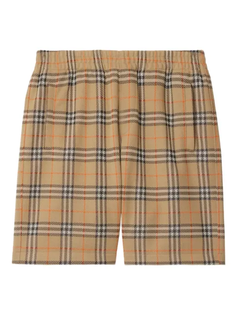 Burberry checked jersey shorts