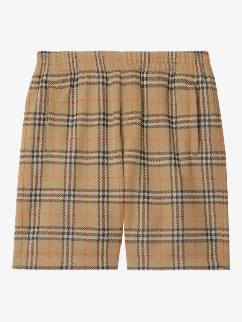 Burberry Check jersey shorts