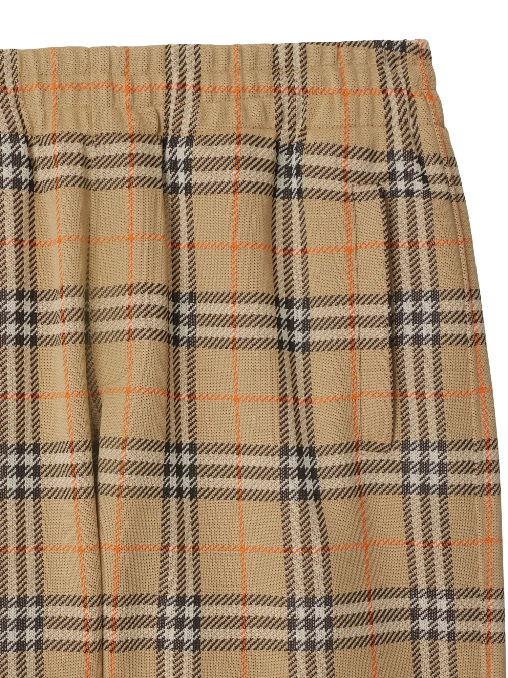Burberry Geruite jersey shorts - Beige