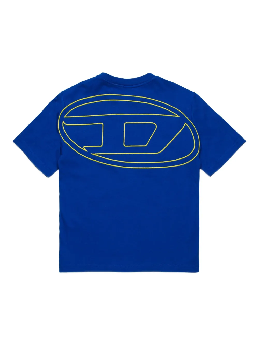 Diesel Kids Oval D T-shirt Blauw