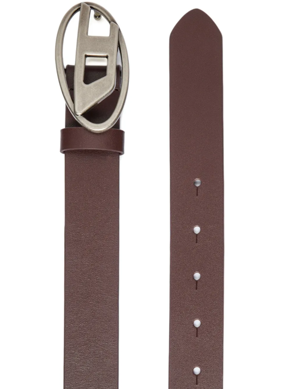 Diesel Kids Leren riem Bruin