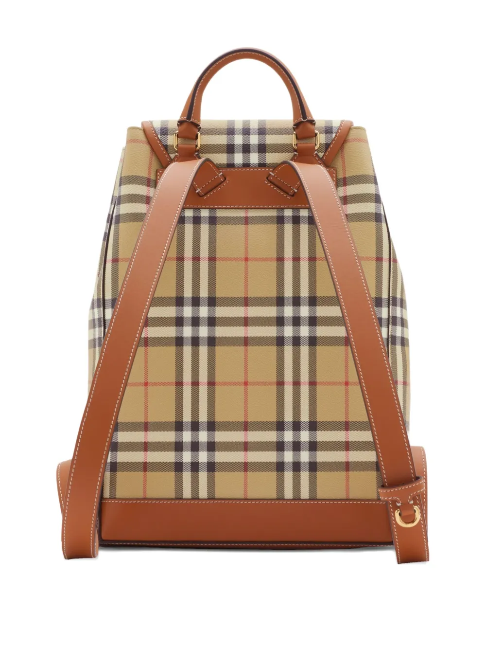 Burberry Geruite rugzak Beige