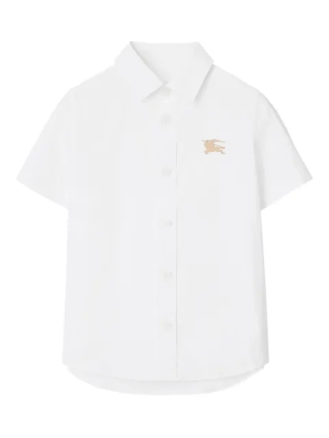 Burberry Kids embroidered-logo shirt