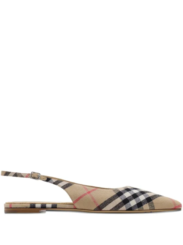 Burberry Sapatilha Xadrez | Neutro | FARFETCH BR