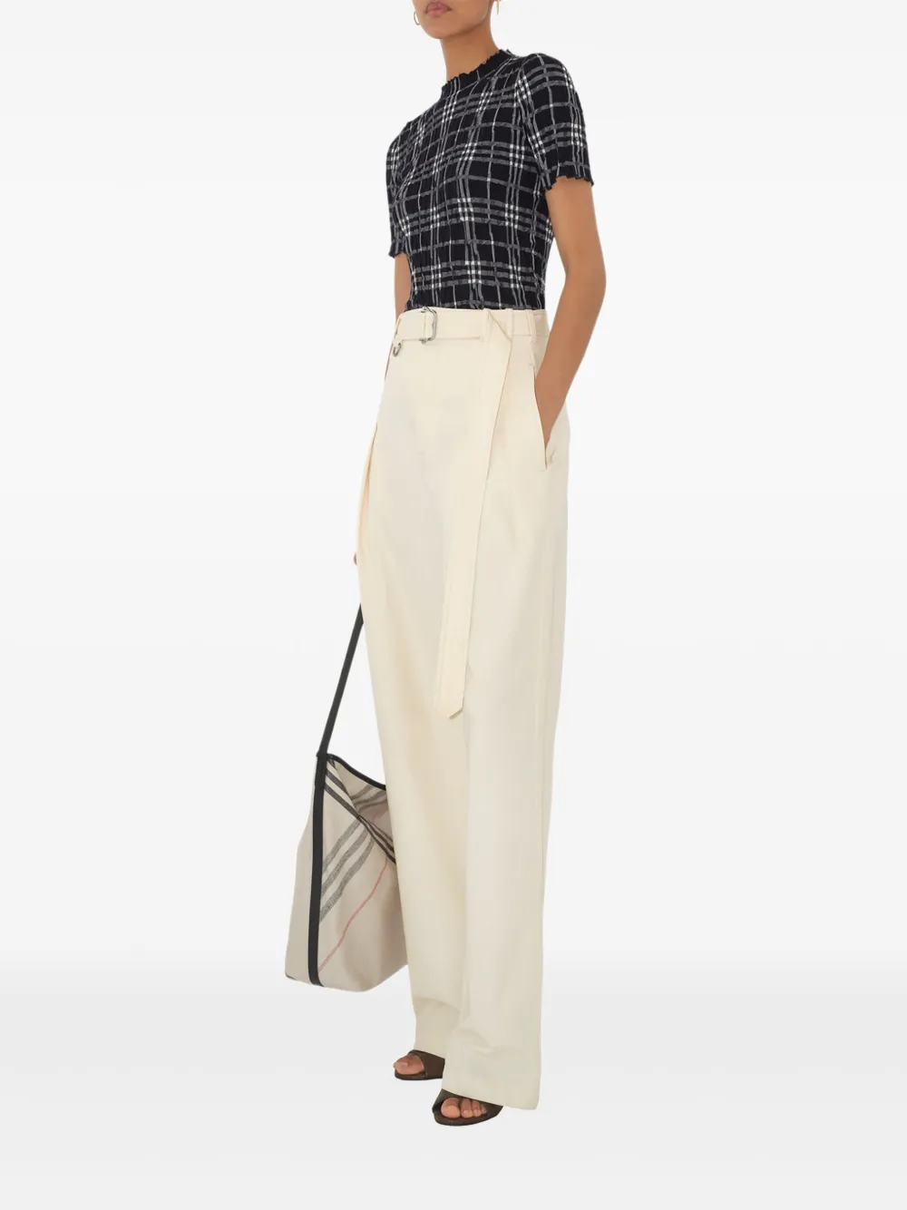 Burberry checked knitted top | Knitted Tops | Image 2