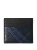 Burberry Tall checked cardholder - Blue