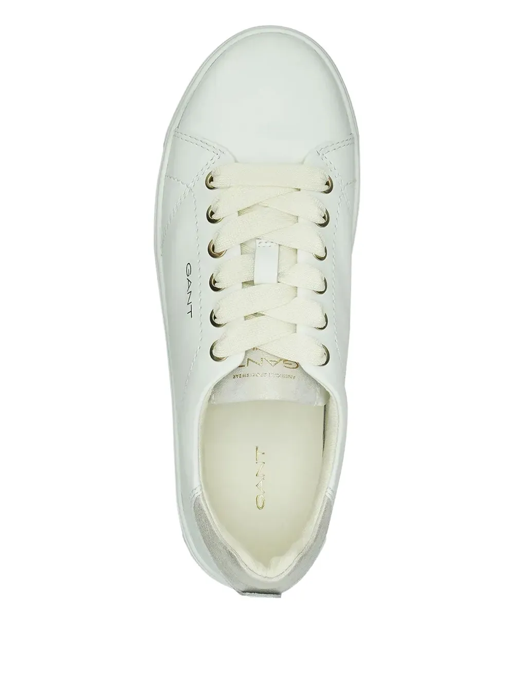 Gant White low-top sneakers Wit