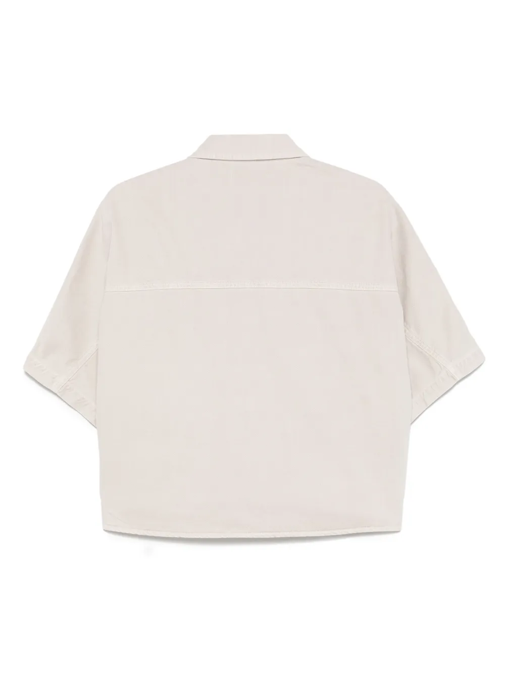 AGOLDE Blouse met drukknopen - Grijs