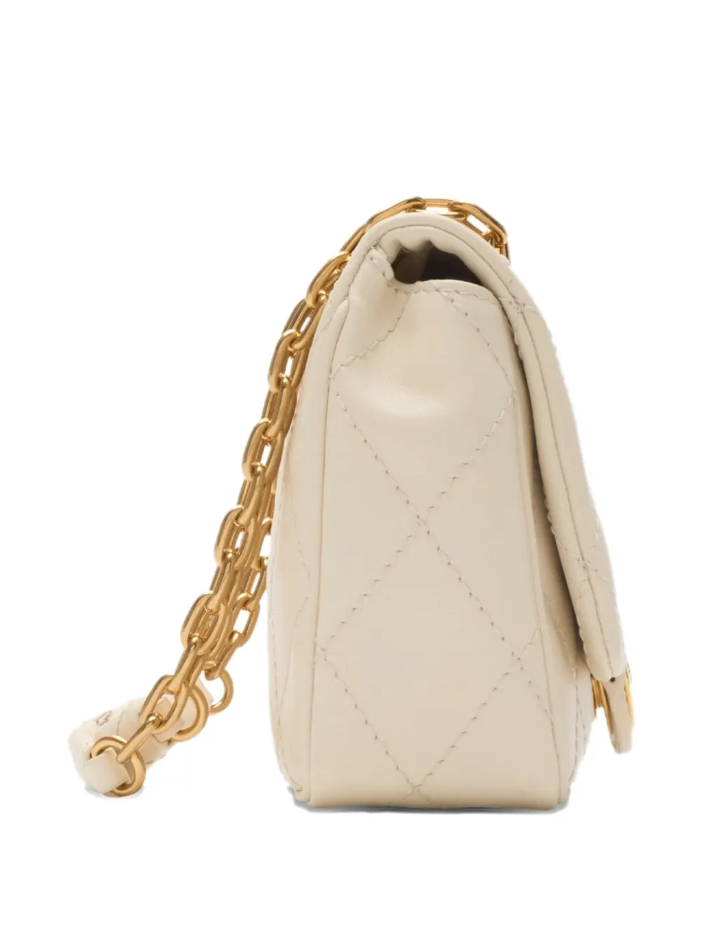 Burberry Strand kleine crossbodytas Wit