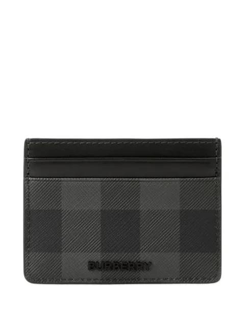 Burberry checked card holder