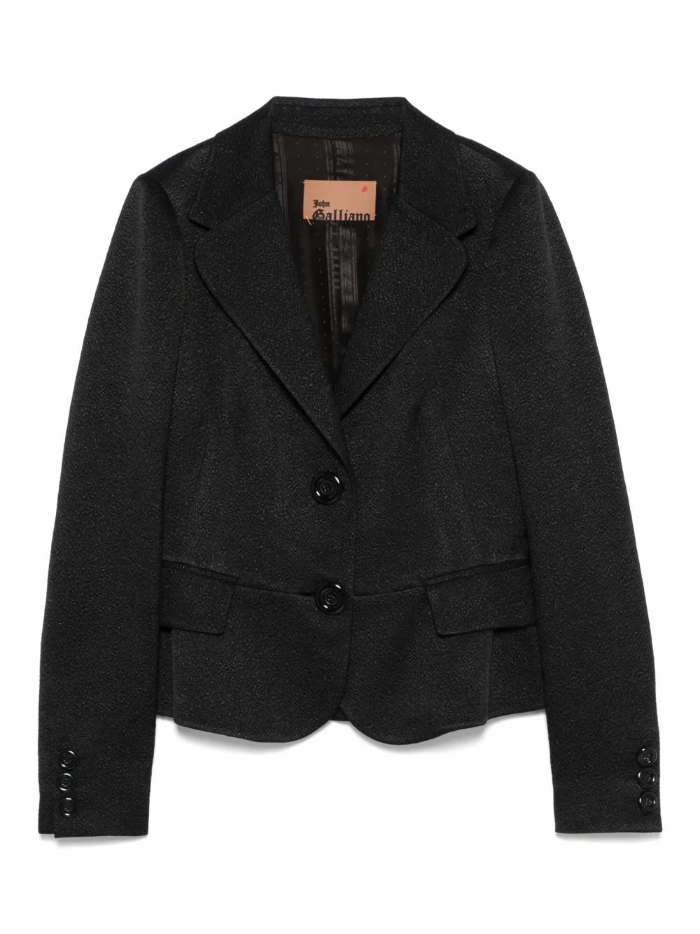 2000s textured blazer