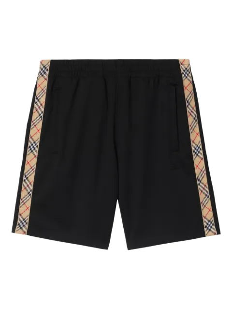 Burberry check-trim shorts