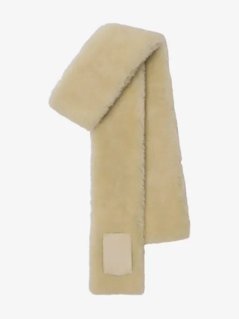 Burberry shearling scarf