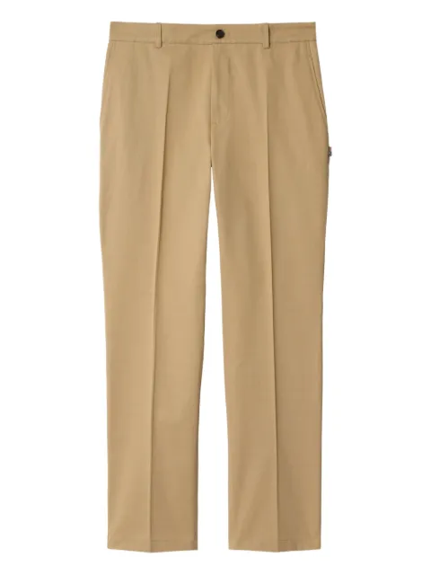Burberry cotton straight pants
