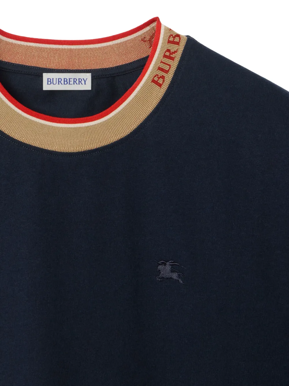Burberry Katoenen T-shirt Blauw